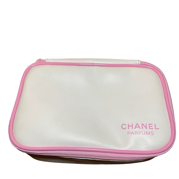 CHANEL Handbags - Vintage CHANEL Cosmetic and Makeup Travel Case